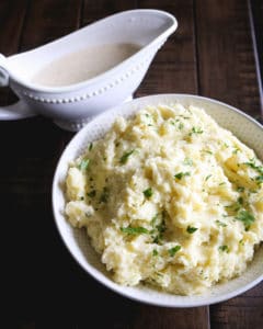 mashed potatoes and gravy