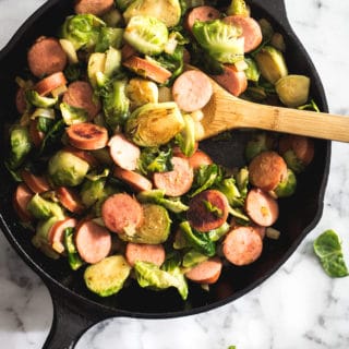 Cheesy Sausage and Brussels Sprouts-5