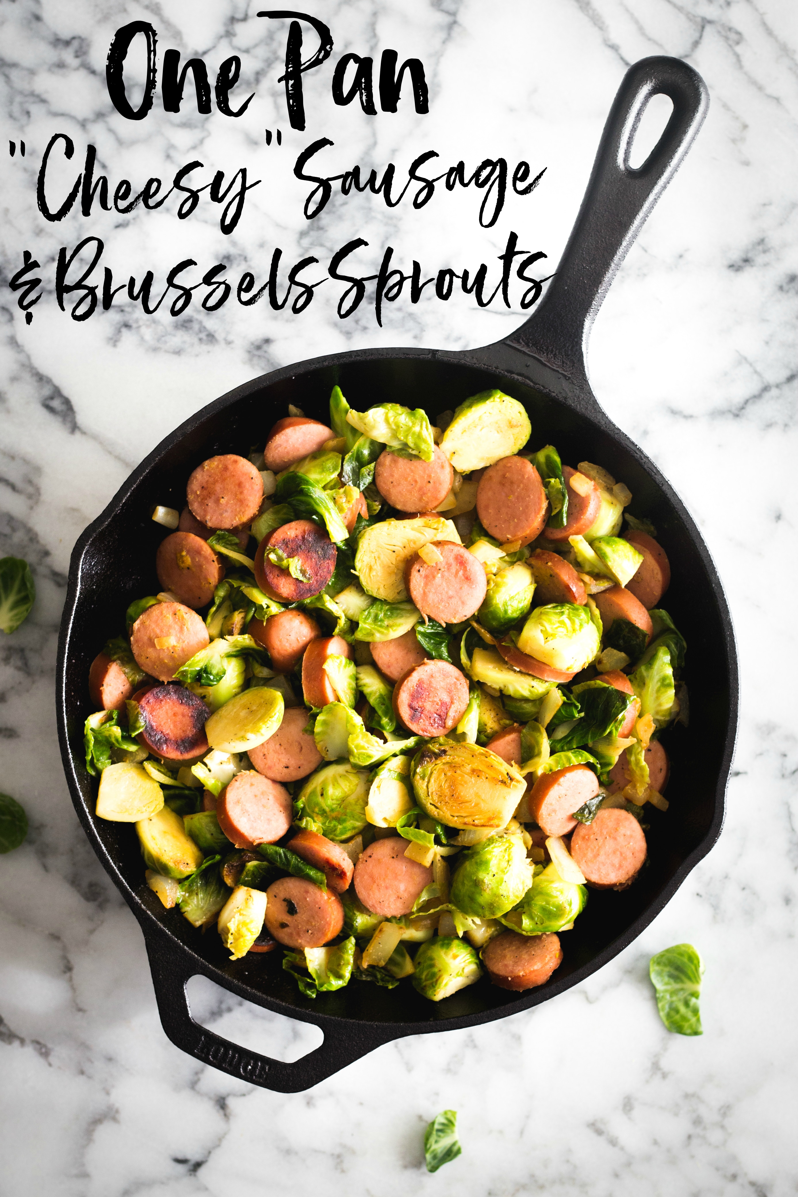 Cheesy Sausage and Brussels Sprouts-5