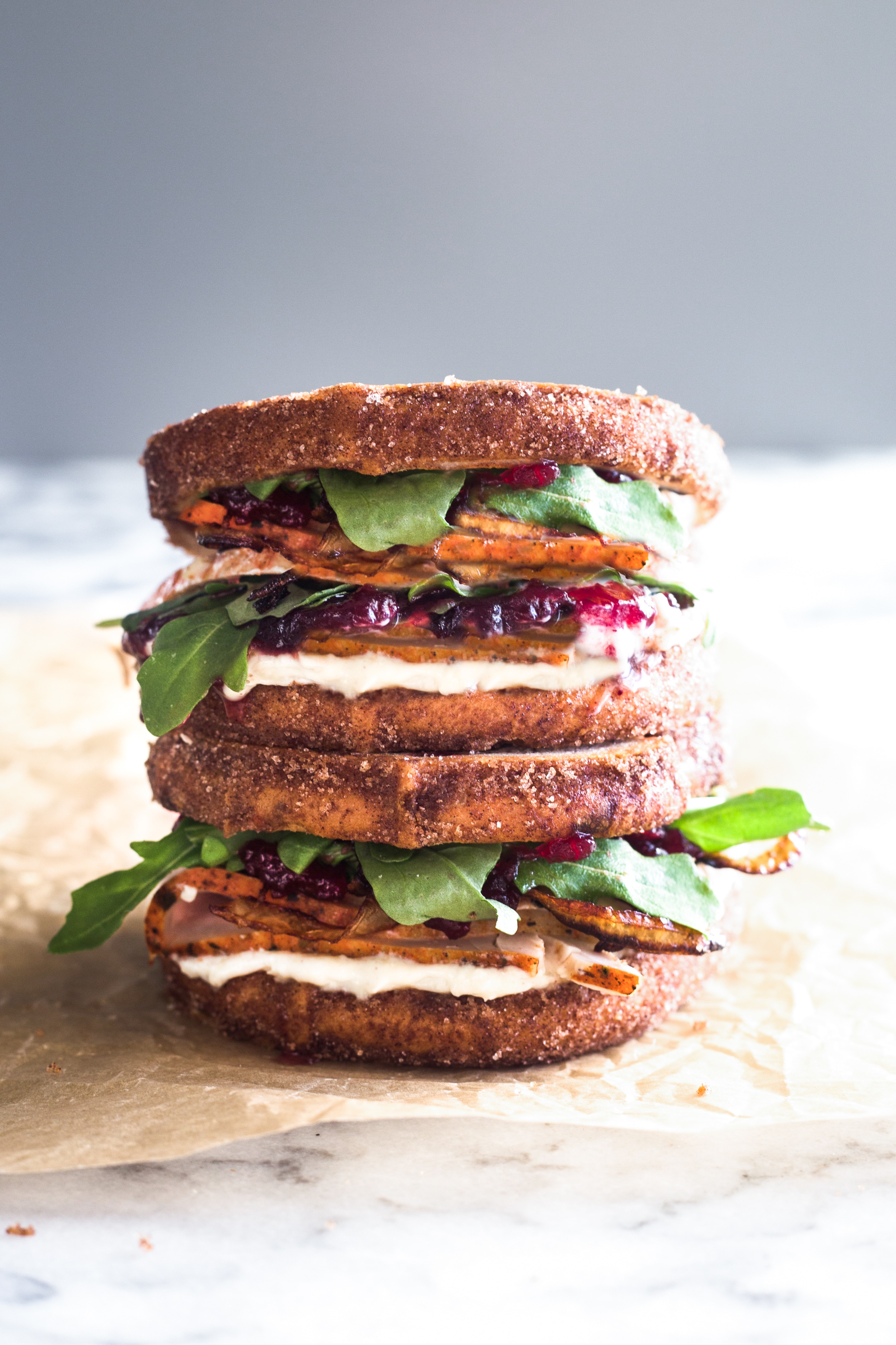 Thanksgiving Leftover Turkey Sandwich